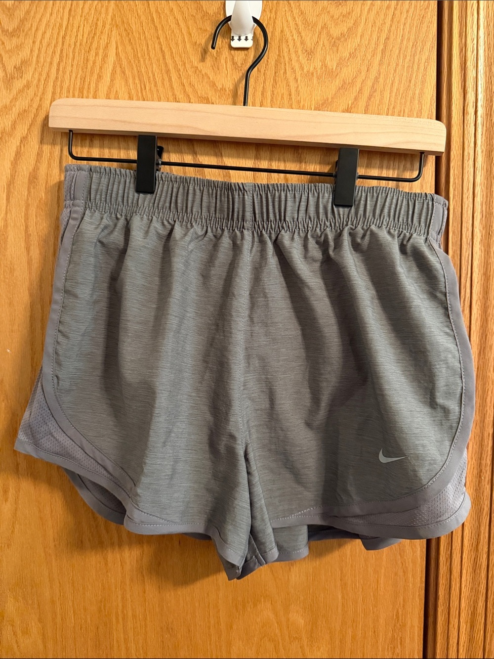 Nike Women's Heather Gray Athletic Running Shorts